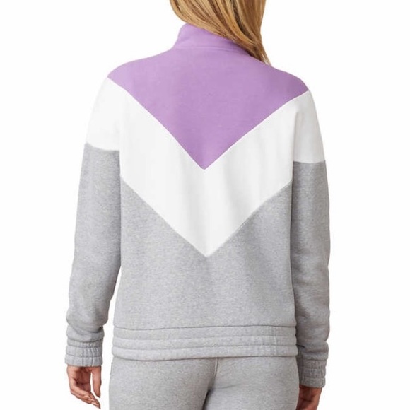 FILA Size L Women Quarter Zip Pullover Sweatshirt - Picture 13 of 13